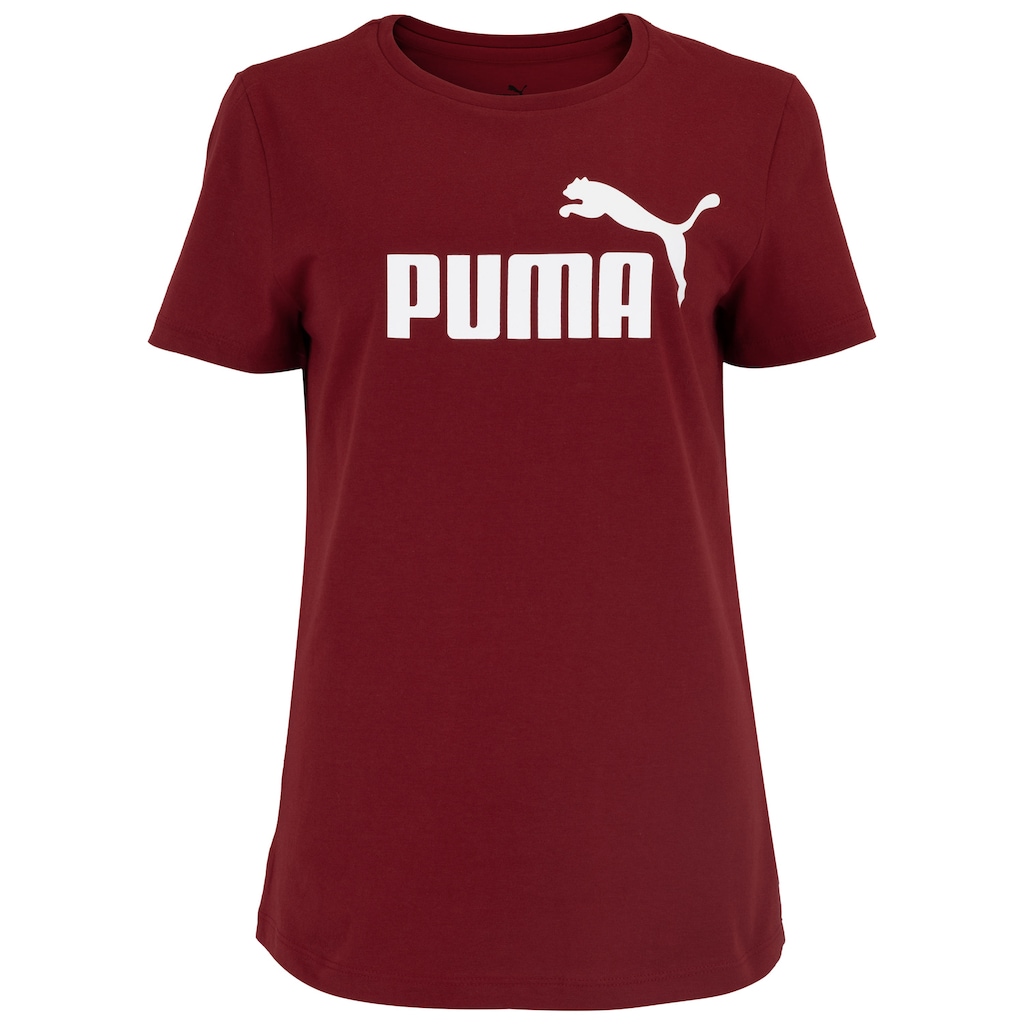 Camiseta Feminina Puma Manga Curta ESS Tee Logo