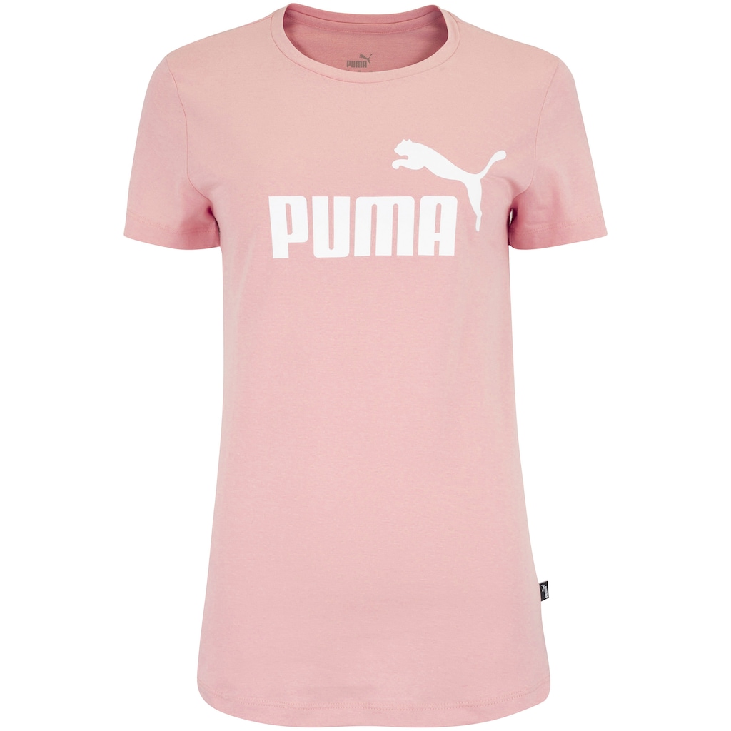 Camiseta Feminina Puma Manga Curta ESS Tee Logo