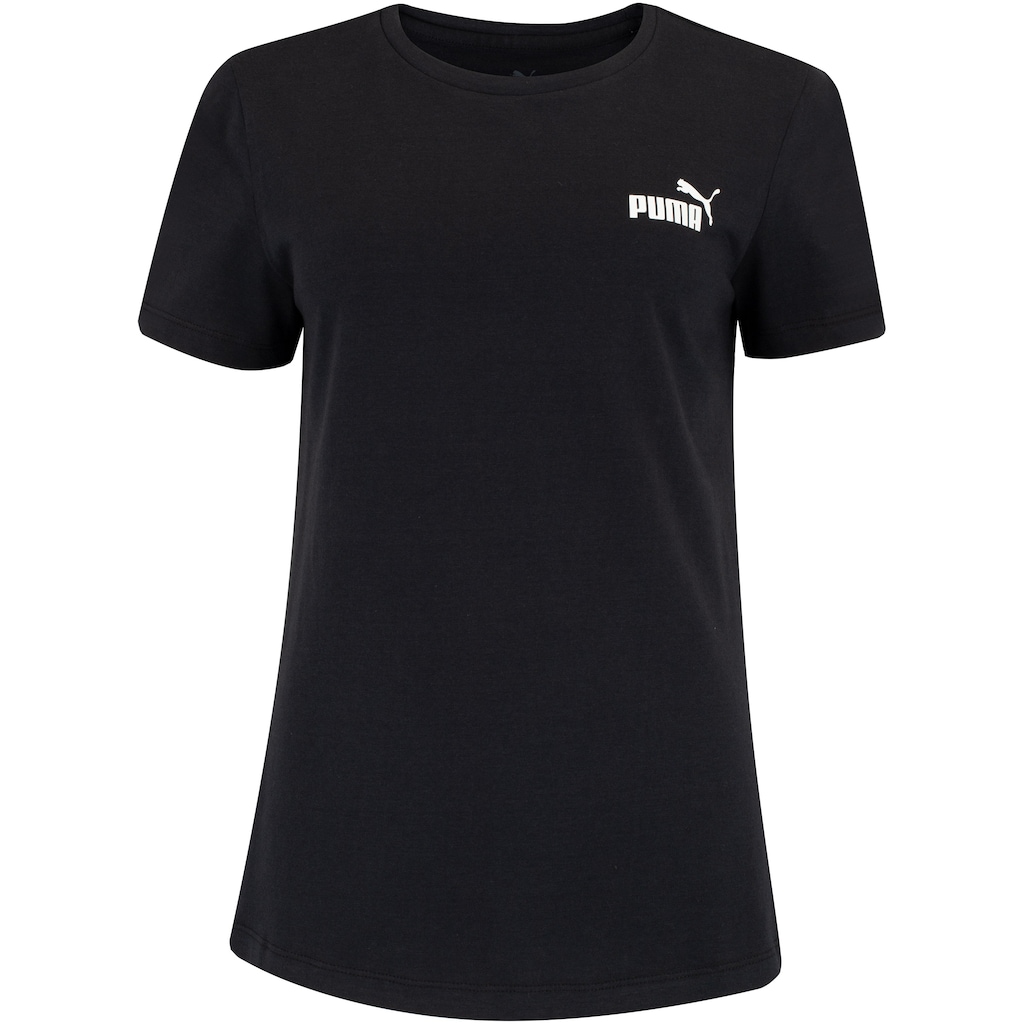Camiseta Feminina Puma Manga Curta Essentials Small Logo Tee