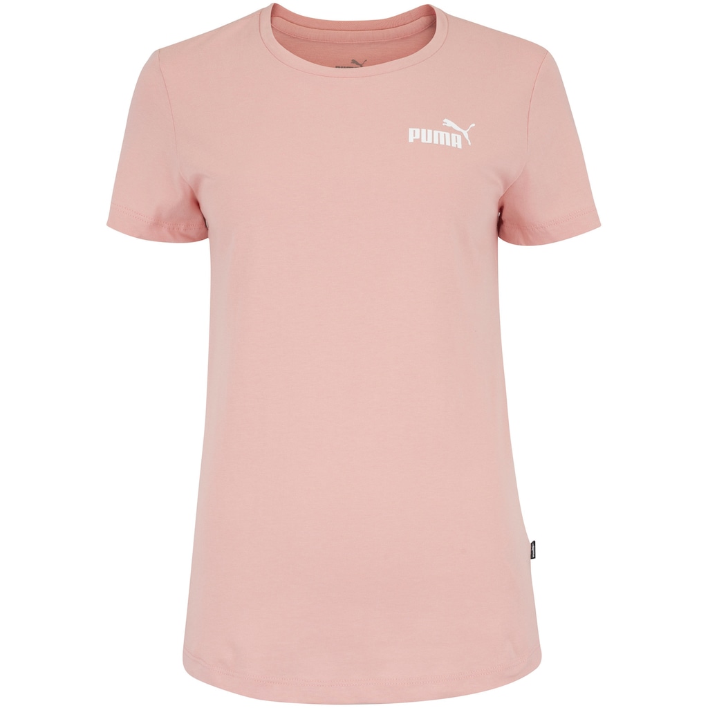 Camiseta Feminina Puma Manga Curta Essentials Small Logo Tee