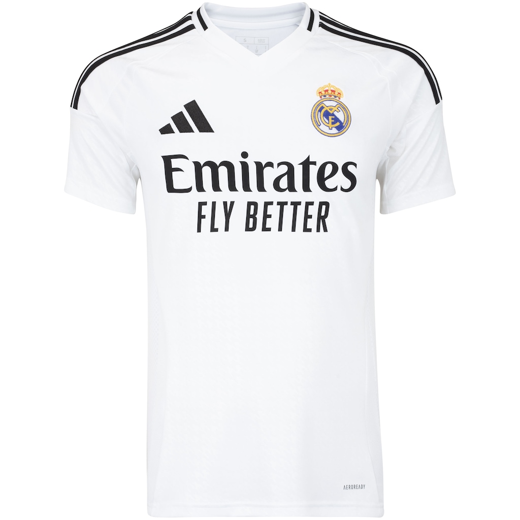 Camisa do Real Madrid I 24/25 adidas Masculina Torcedor - Foto 1