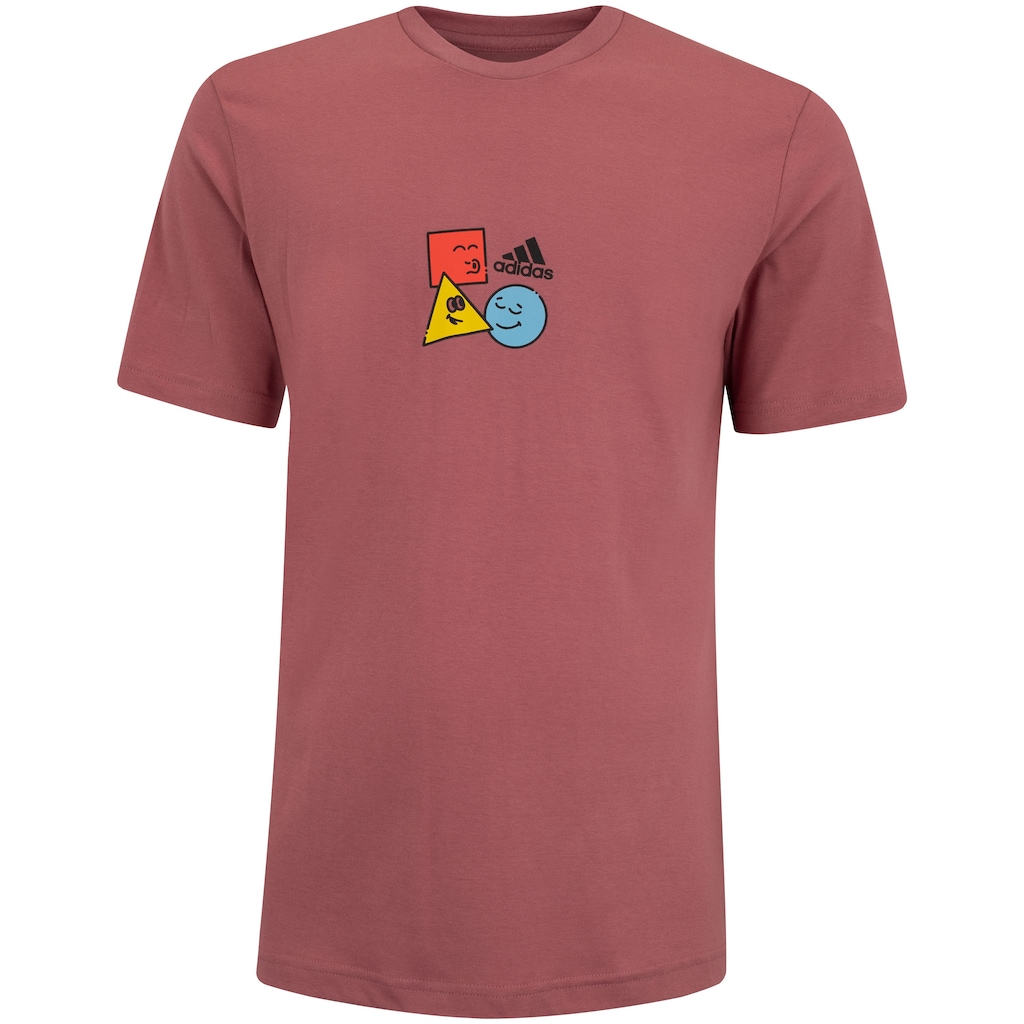 Camiseta Masculina adidas Manga Curta Graphic - Foto 1
