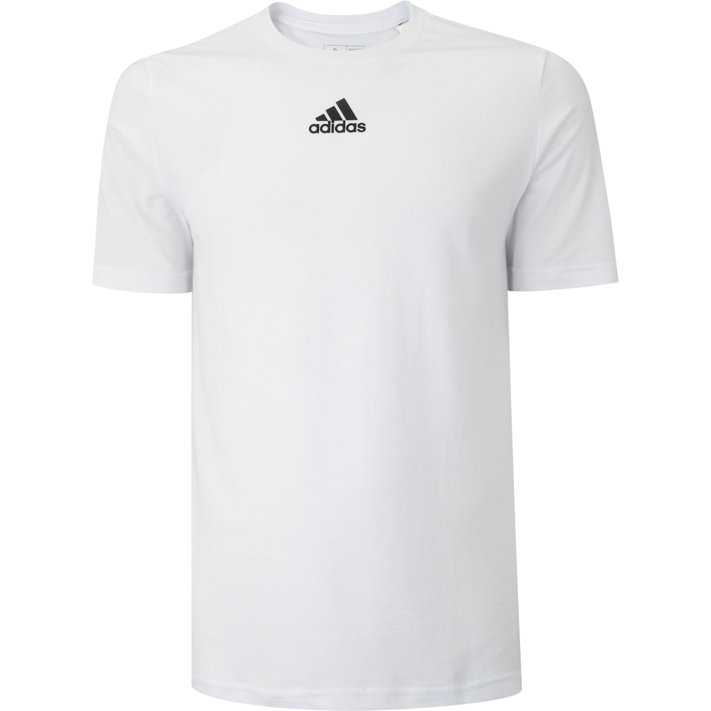 Camiseta Masculina adidas Manga Curta Mescla Logo