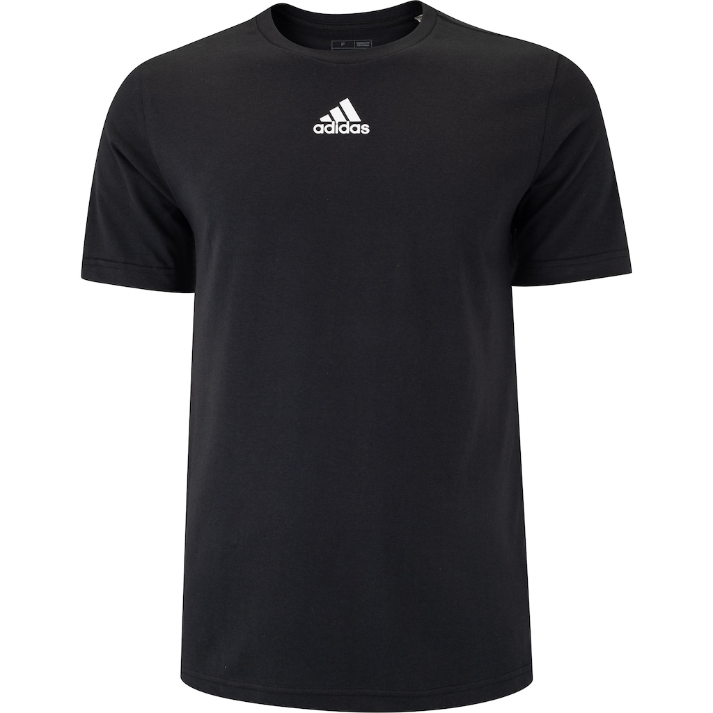 Camiseta Masculina adidas Manga Curta Mescla Logo