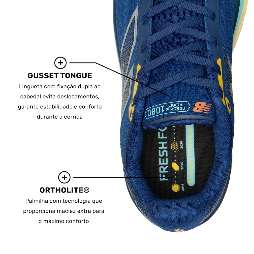 Imagem 4 do produto Tênis New Balance Fresh Foam X 1080 V14 Masculino