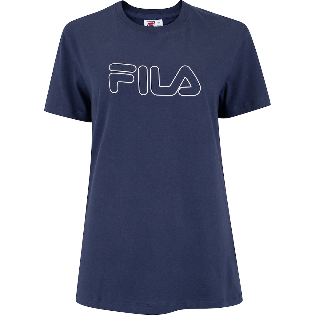 Imagem 1 do produto Camiseta Feminina Fila Manga Curta Regular Basic Outline