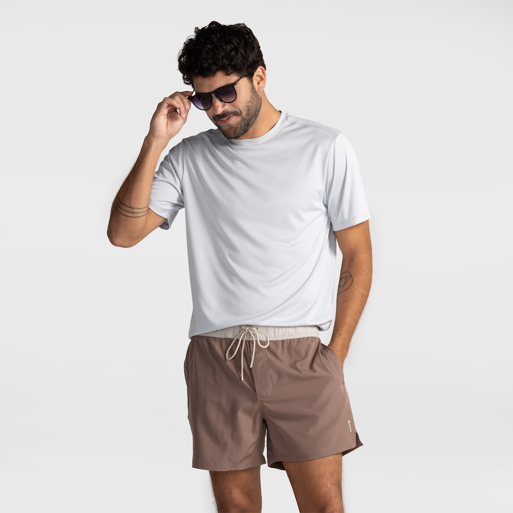 Imagem 3 do produto Bermuda Masculina Oxer Swim Liso Contraste