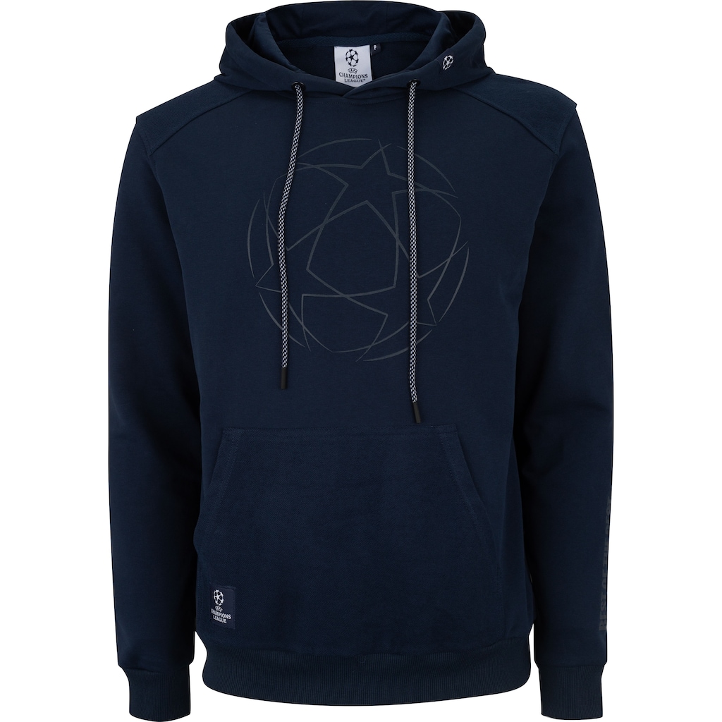 Blusa de Moletom UEFA Champions League com Capuz Masculina - Foto 1