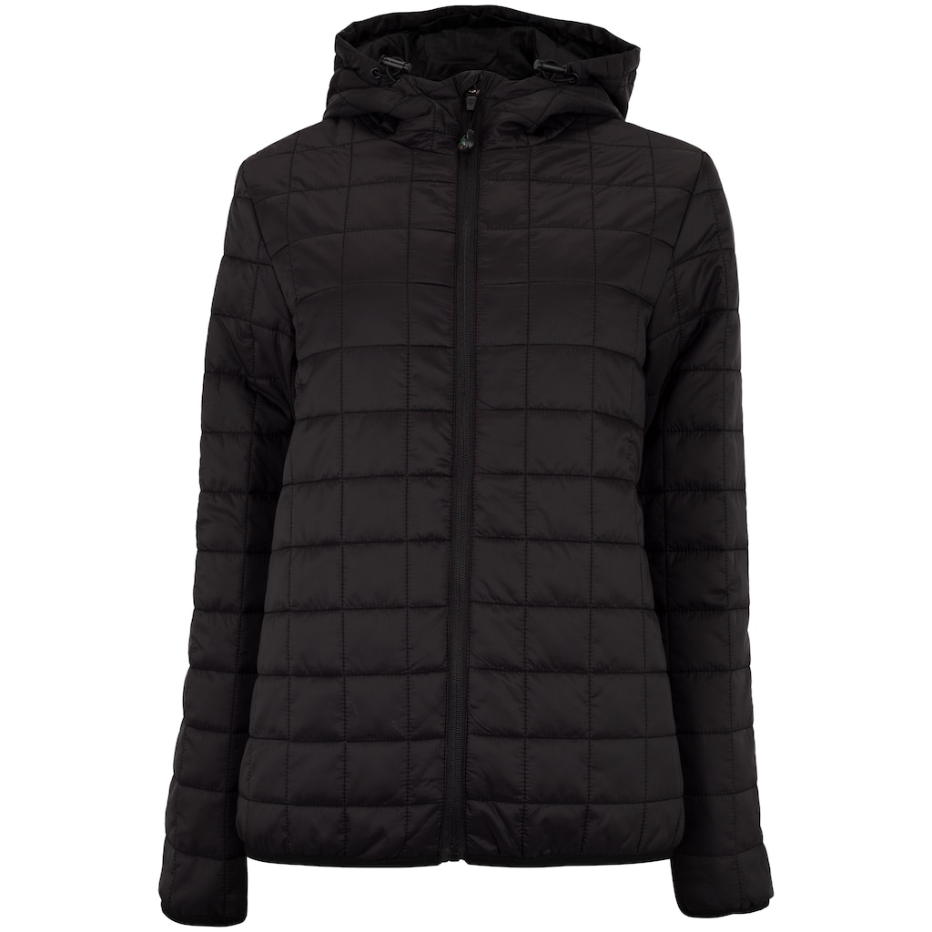 Jaqueta Feminina Nord com capuz Puffer Packable Bolso com zíper