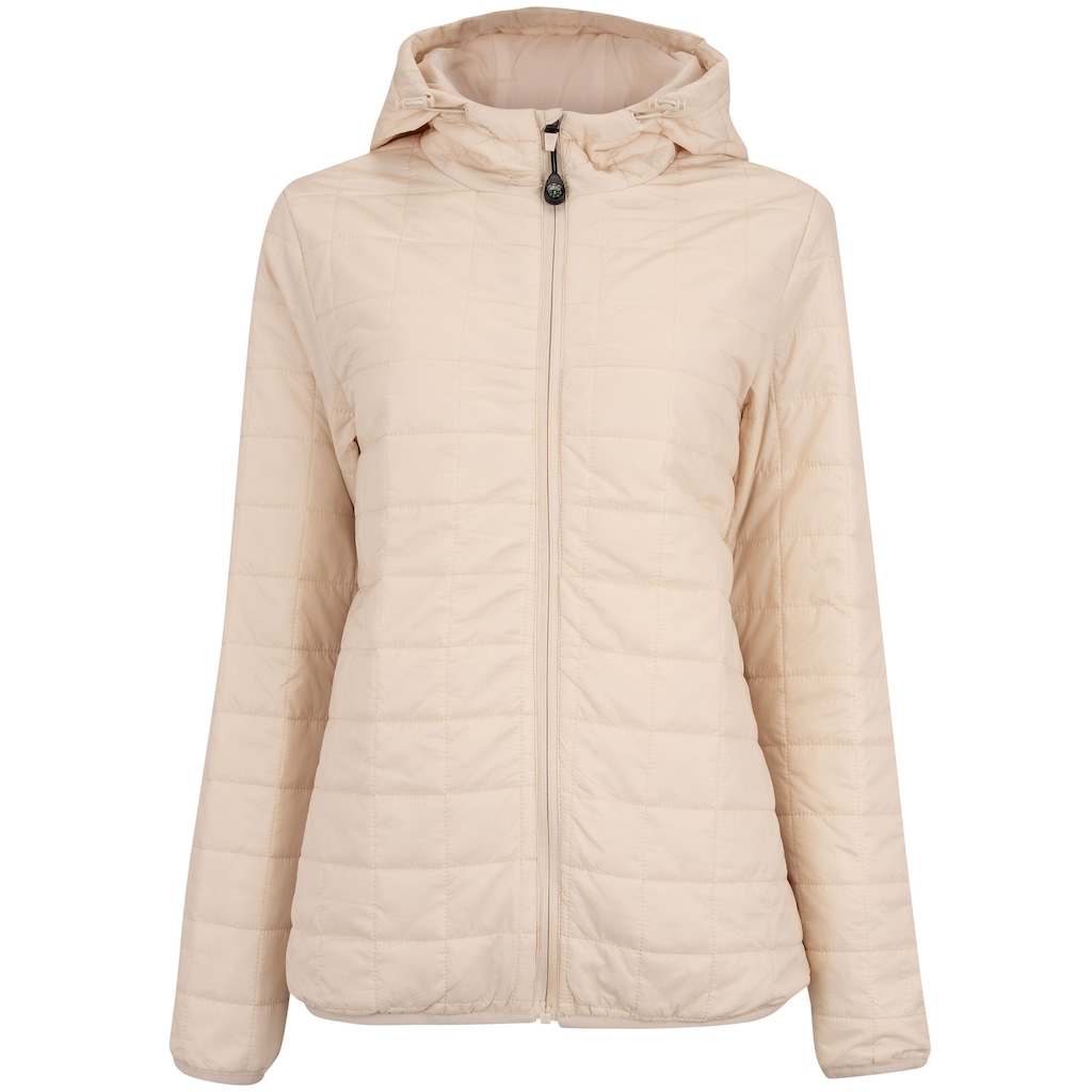 Jaqueta Feminina Nord com capuz Puffer Packable Bolso com zíper