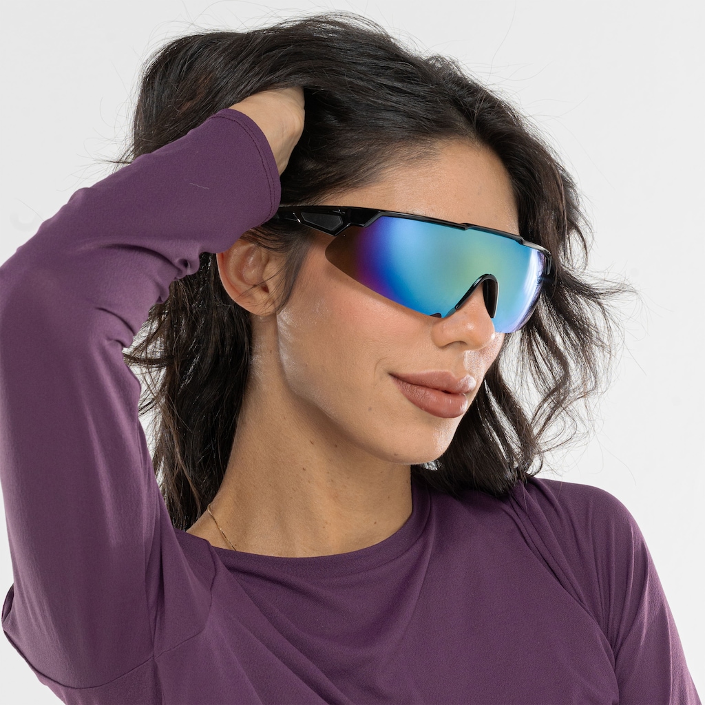 Imagem 4 do produto Óculos de sol Oxer Esportivo Lente Espelhada Narigueira Ajustável