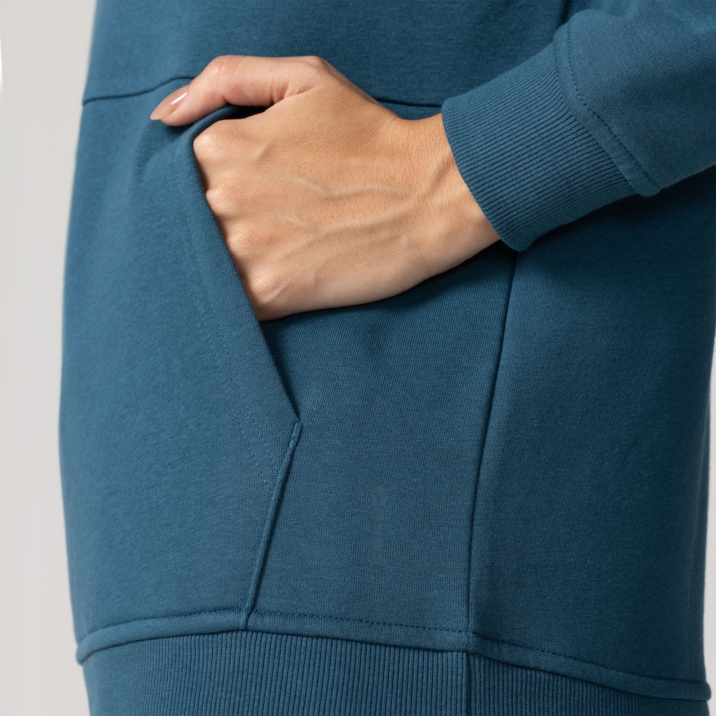 Imagem 4 do produto Blusa de Moletom Feminina Oxer com Capuz Canguru