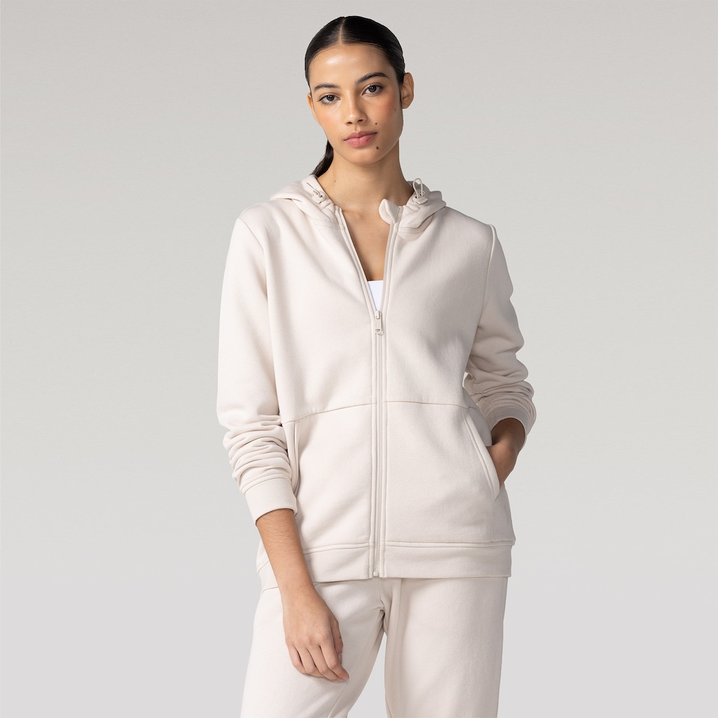 Jaqueta de Moletom Feminina Oxer com Capuz Bex Selado