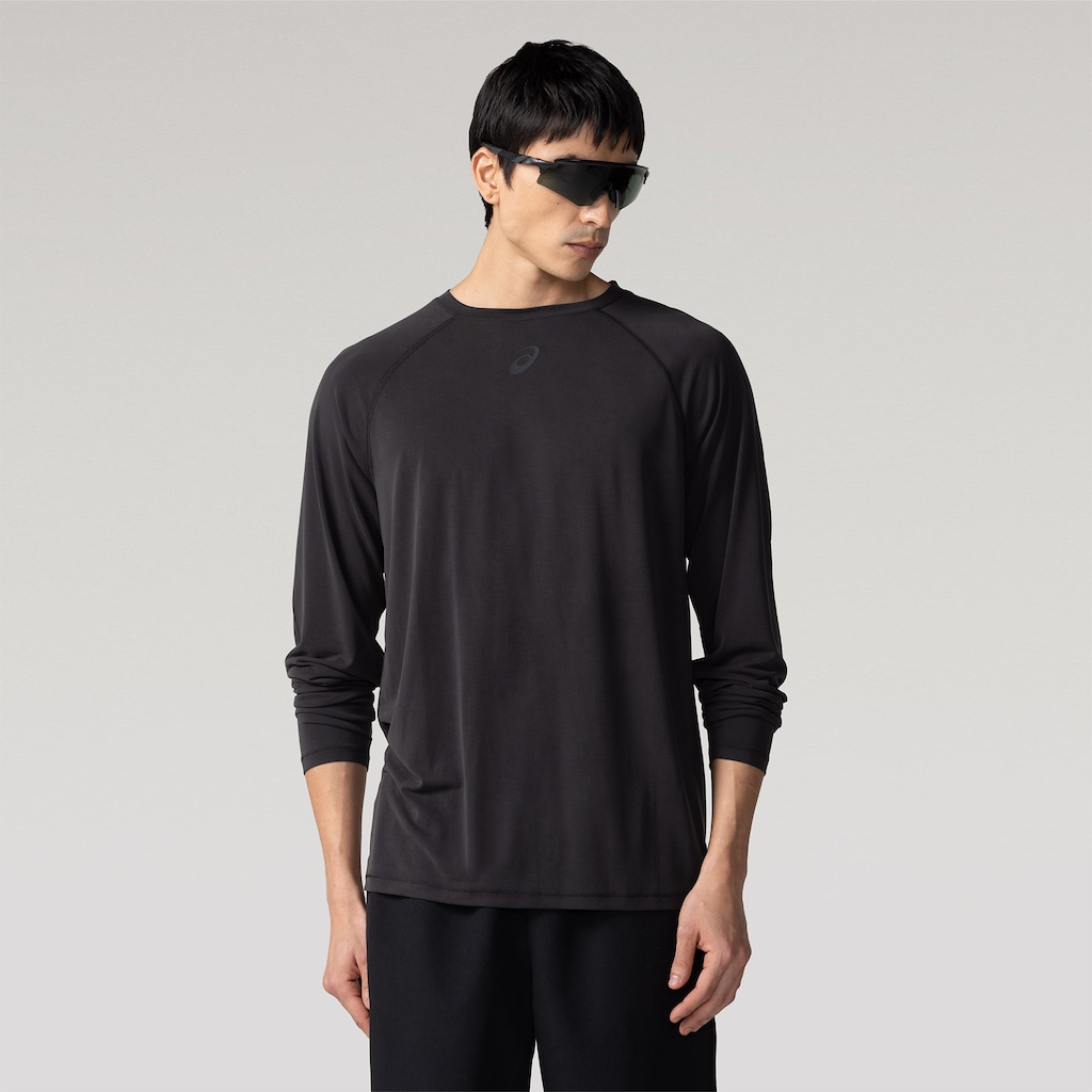 Camiseta ASICS Manga Longa Modal Masculina em Promoção | Centauro
