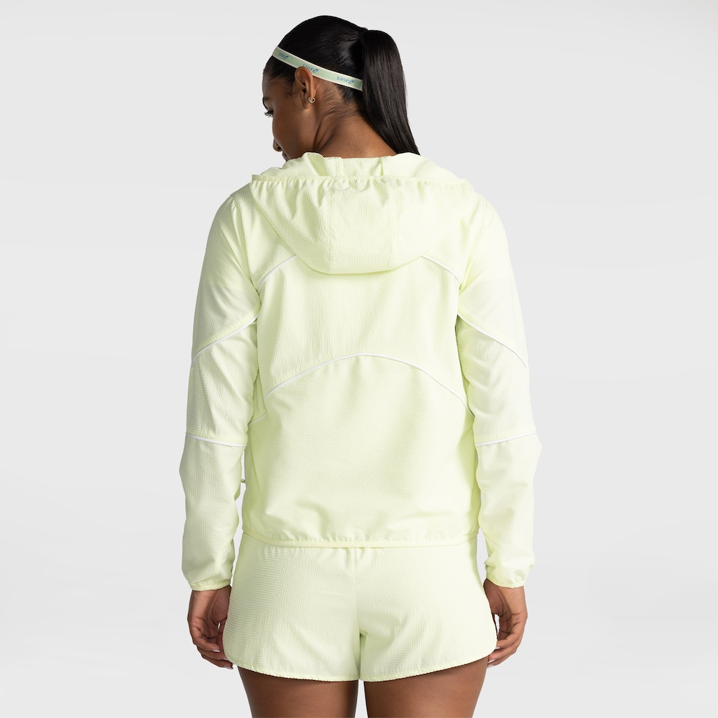 Imagem 2 do produto Jaqueta Asics Texturizada Plana Bolso Seguro - Feminina