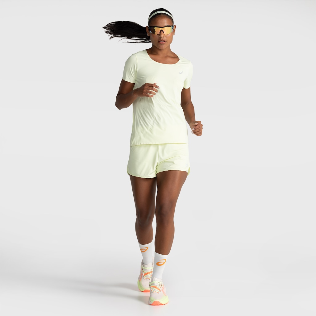 Imagem 3 do produto Short Feminino ASICS Pinstripe 2 em 1 Bolso Interno