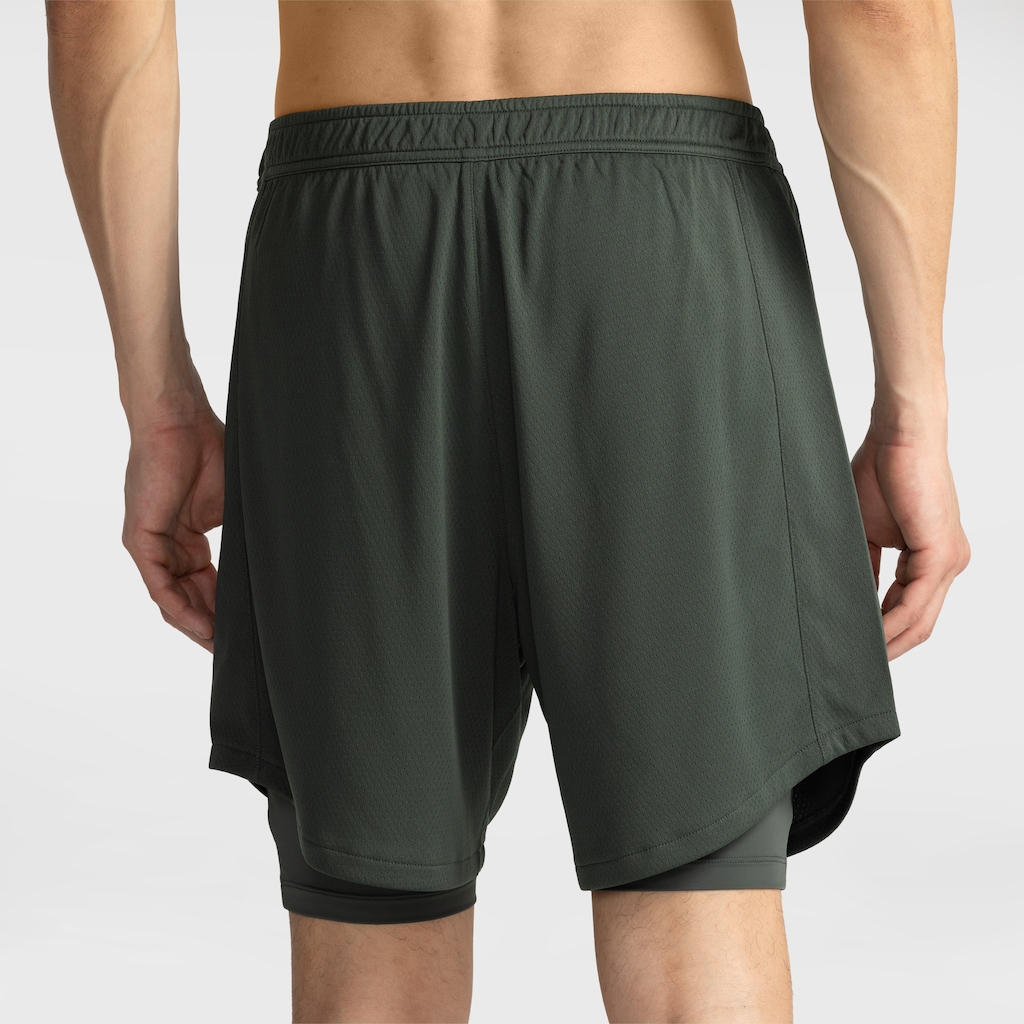 Imagem 2 do produto Bermuda Masculina ASICS Malha 2 em 1 Elástico Logo