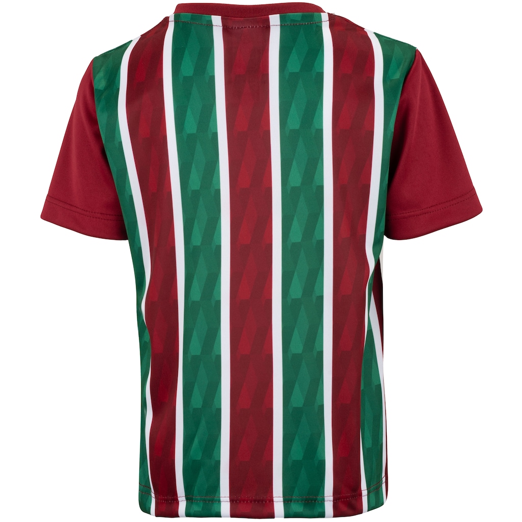 Imagem 3 do produto Kit de Uniforme do Fluminense Infantil Braziline Mini Craque Camiseta + Calção