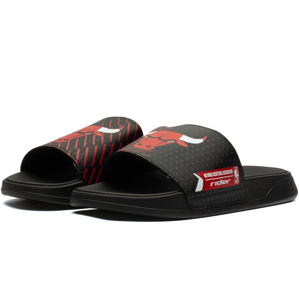 Imagem 4 do produto Chinelo Rider Chicago Bulls NBA Jam II Slide Adulto + Meia Cano Alto