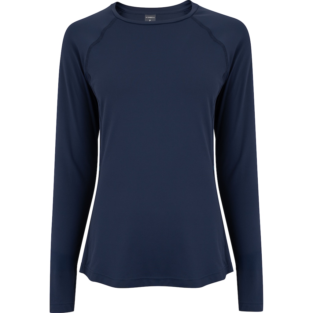 Camiseta Feminina Oxer Manga Longa Recorte Print Color