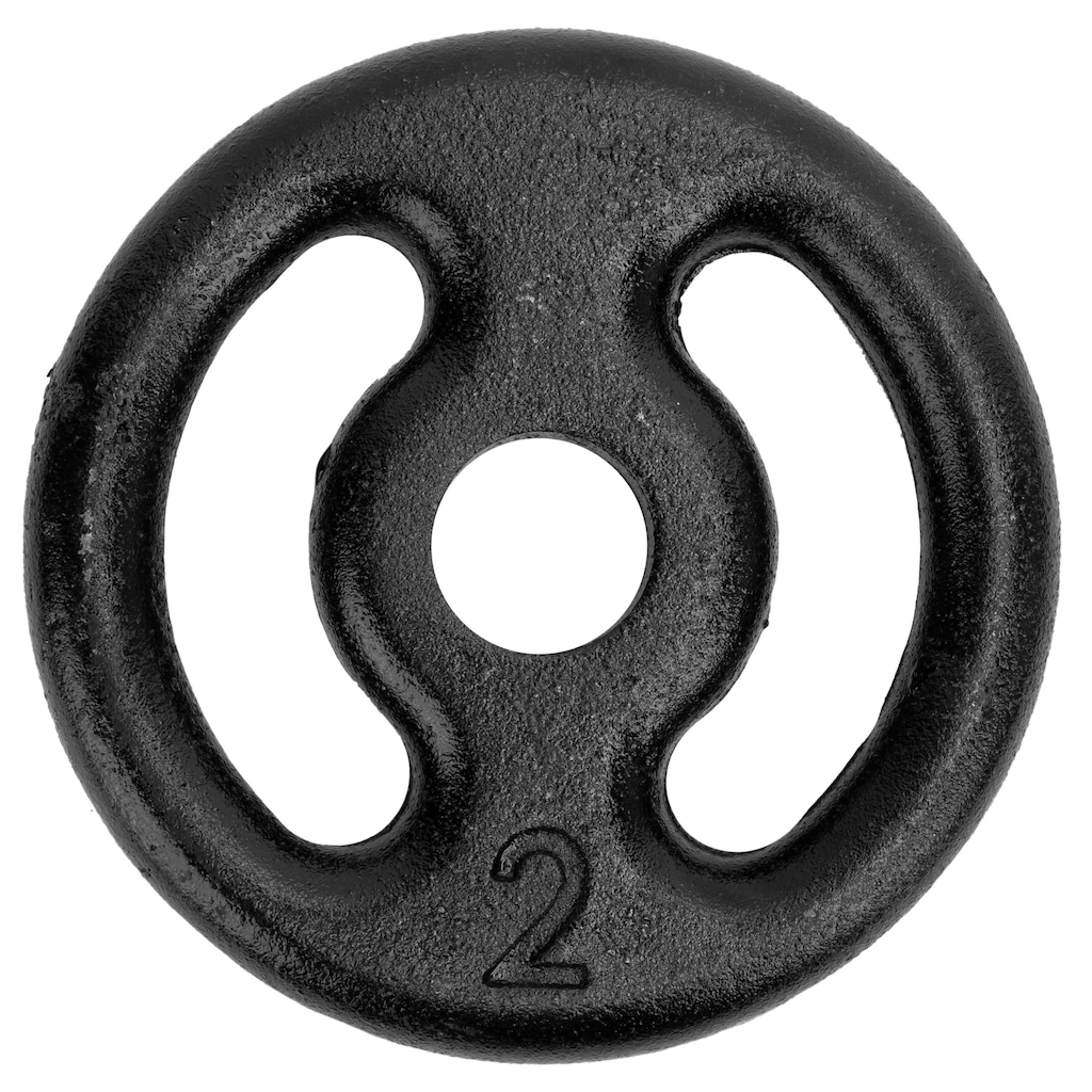 Anilha de Ferro Oxer 2 kg Vazada