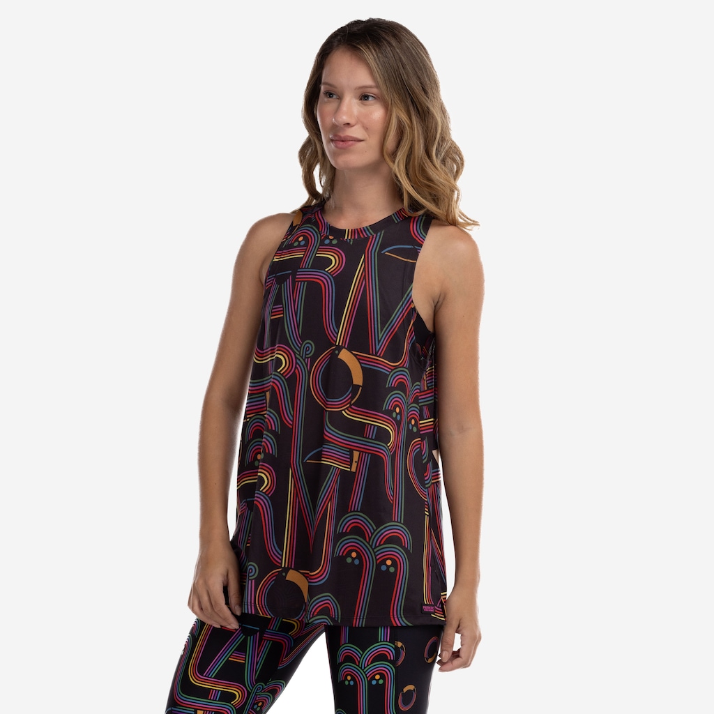 Imagem 2 do produto Camiseta Regata Feminina Farm Logotuca Dry Fit