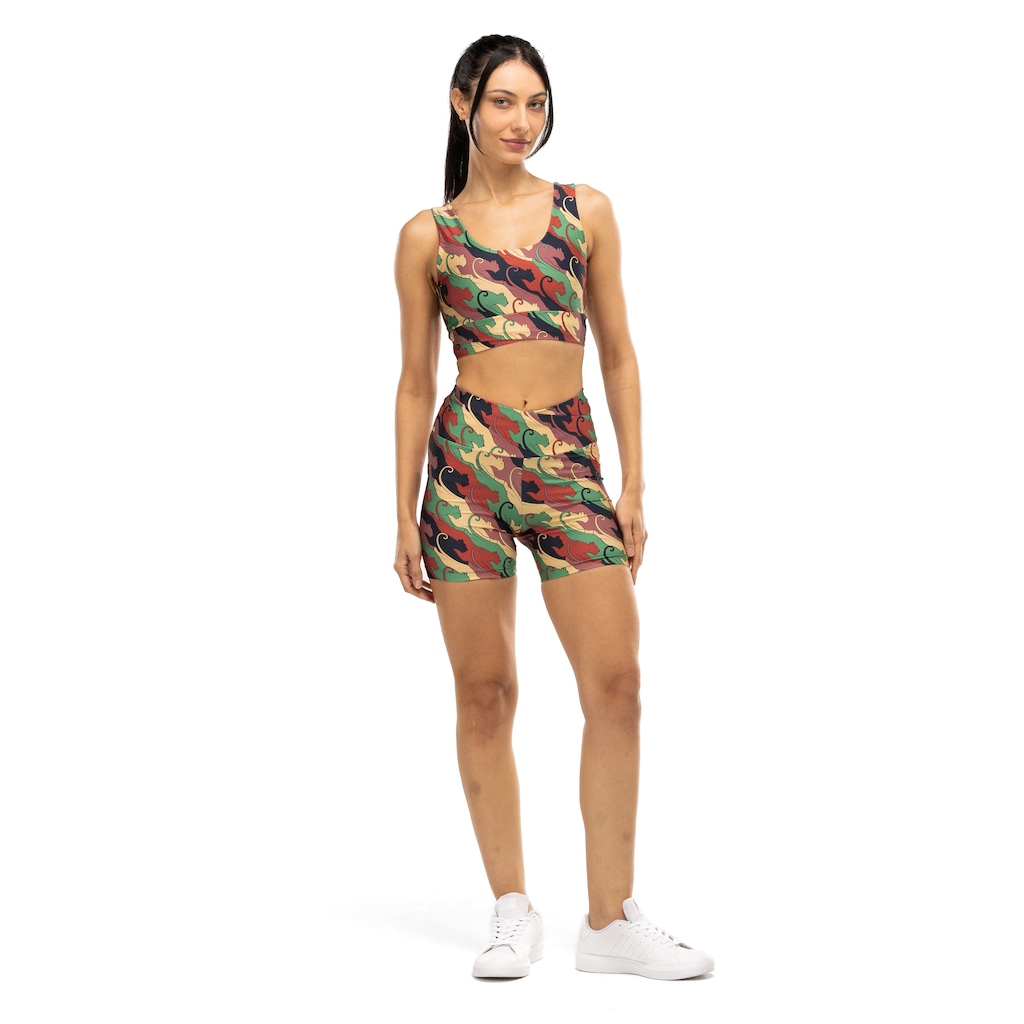 Top Farm Feminino sem Bojo Panteras Média Sustentação