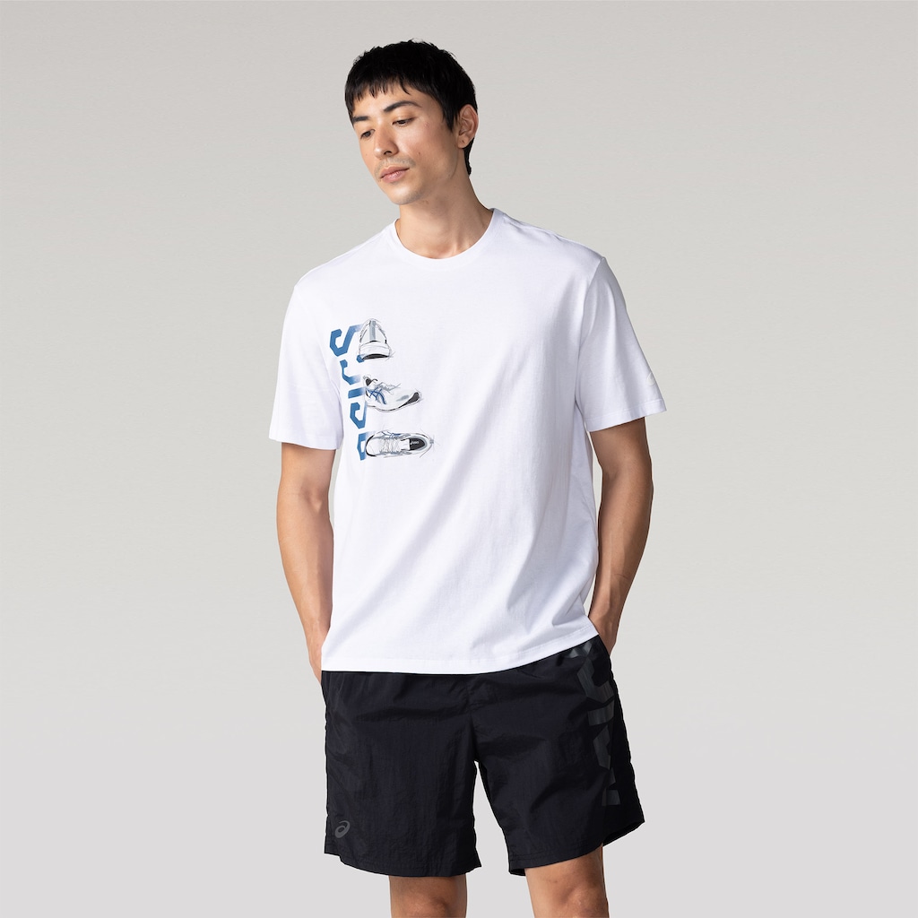 Bermuda Masculina ASICS Logo Estourado