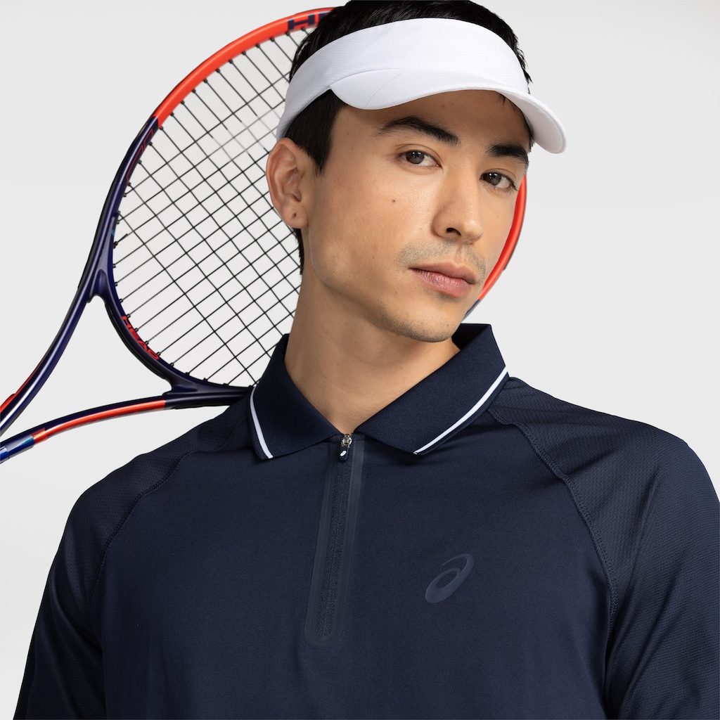 Imagem 4 do produto Camisa Polo ASICS Zíper Selado - Masculina