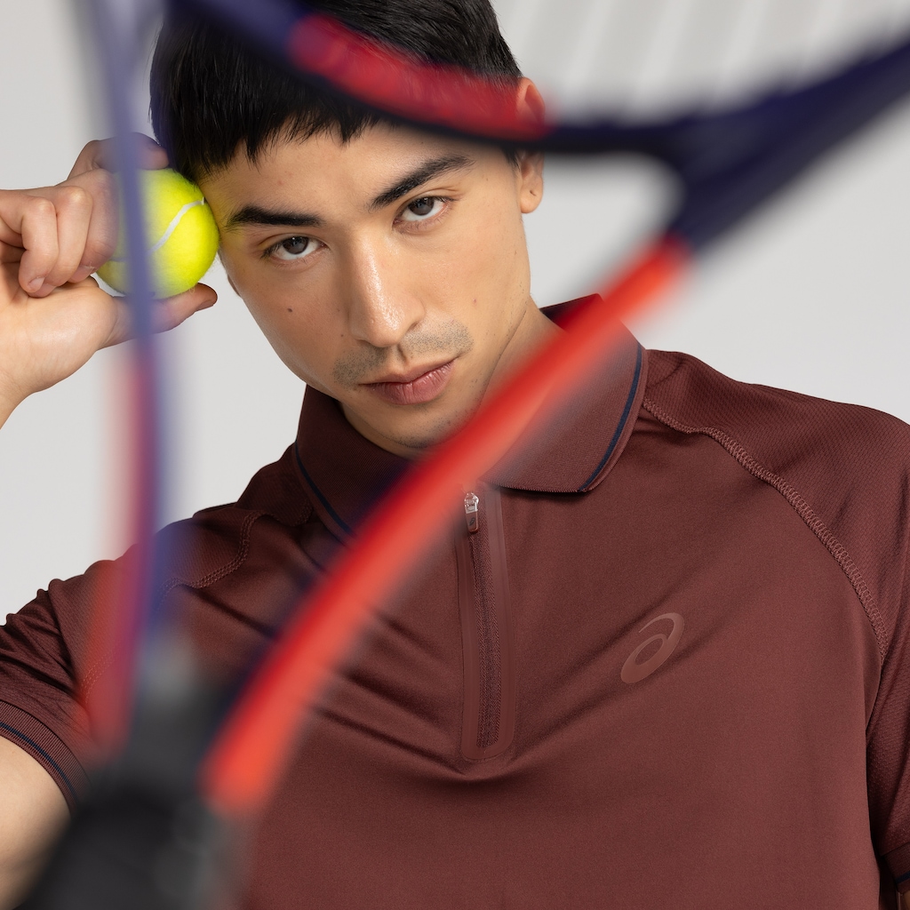 Imagem 1 do produto Camisa Polo ASICS Zíper Selado - Masculina
