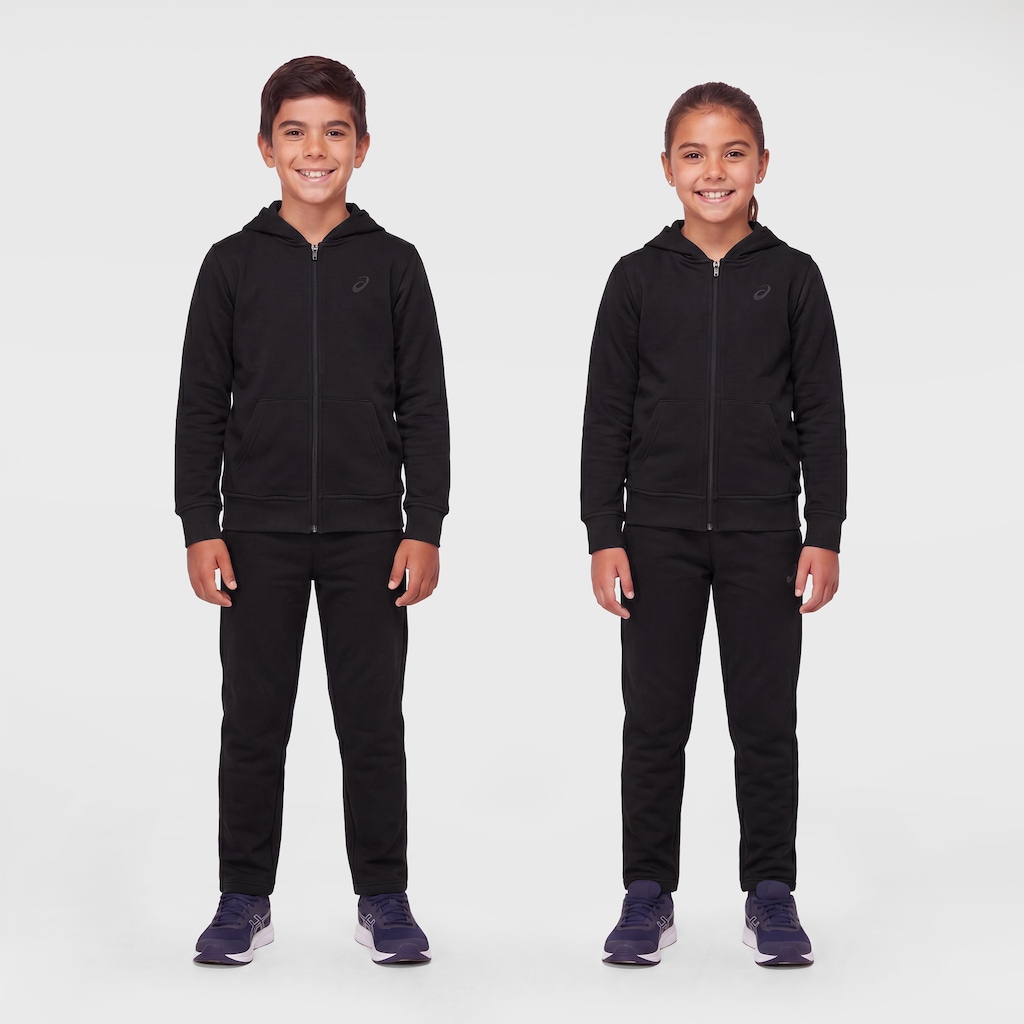 Conjunto de Agasalho Infantil ASICS Interlock Aberto
