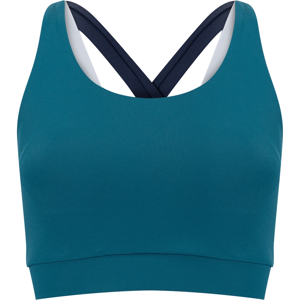 Top Fitness com Bojo Removível Vestem Média Sustentação Lins Adulto