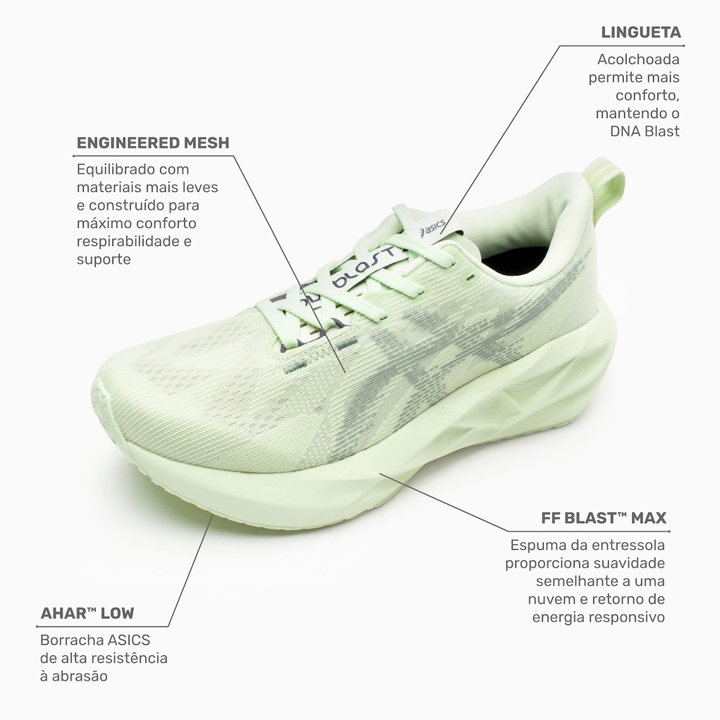 Imagem 2 do produto Tênis ASICS Novablast 5 Feminino