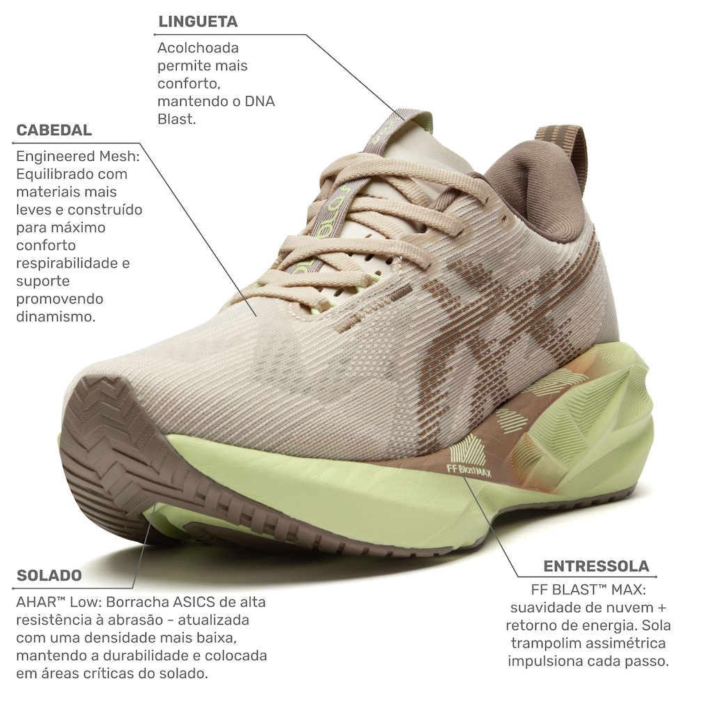 Imagem 2 do produto Tênis Feminino Asics Novablast 5