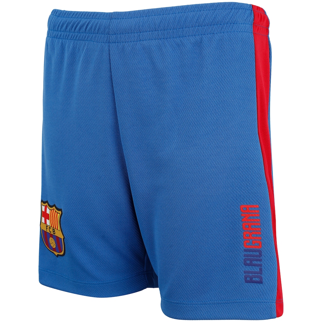 Calção do Barcelona Juvenil Recorte Dry