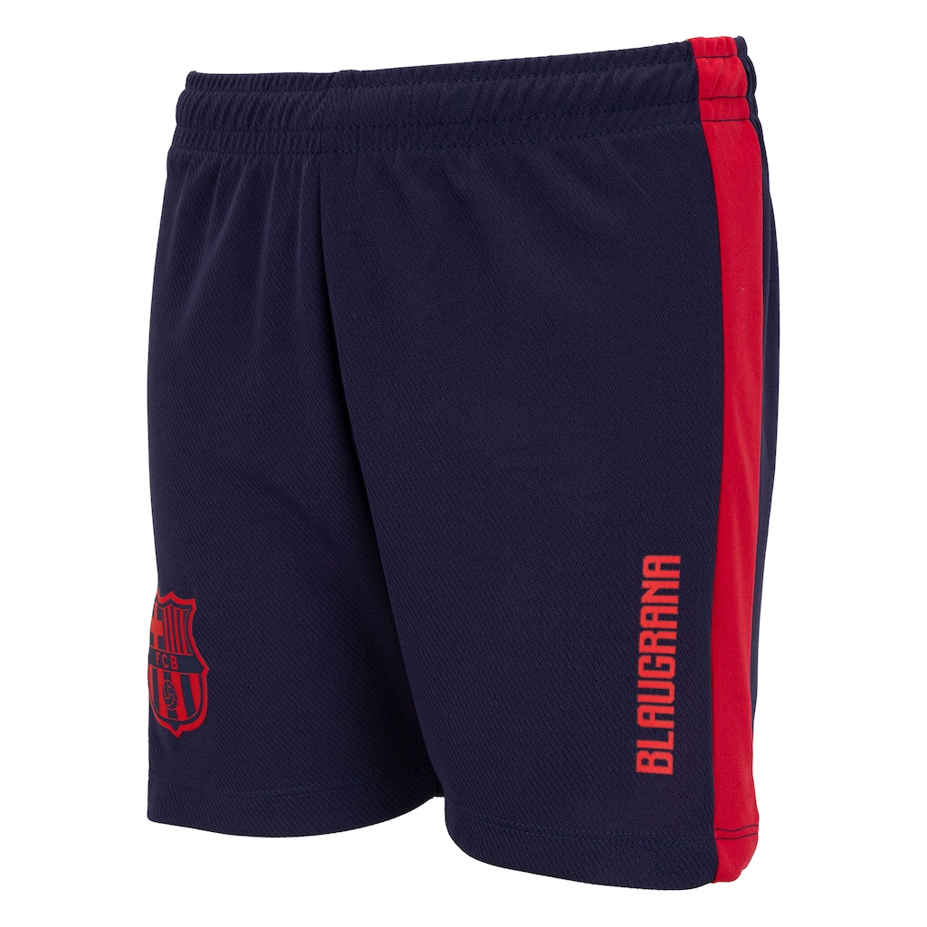 Calção do Barcelona Juvenil Recorte Dry