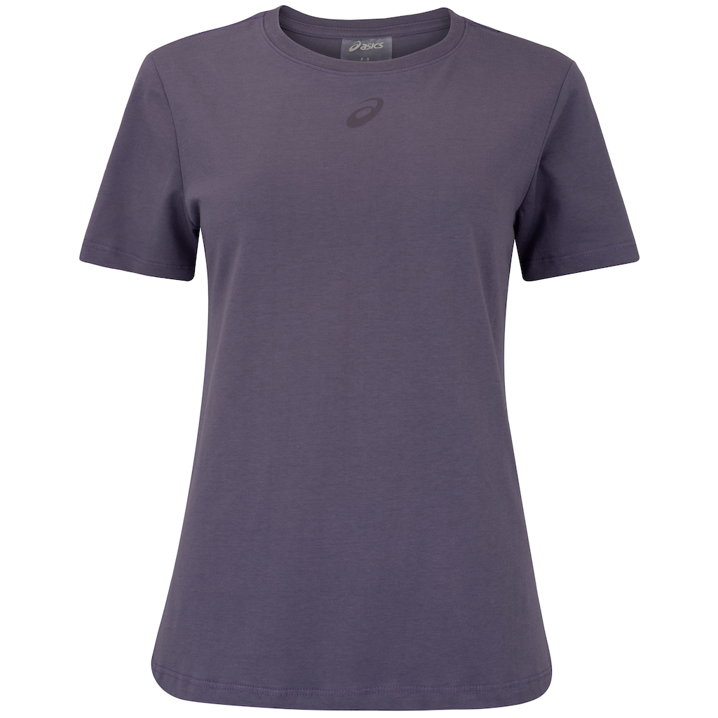 Camiseta Feminina ASICS Manga Curta Malha Spiral