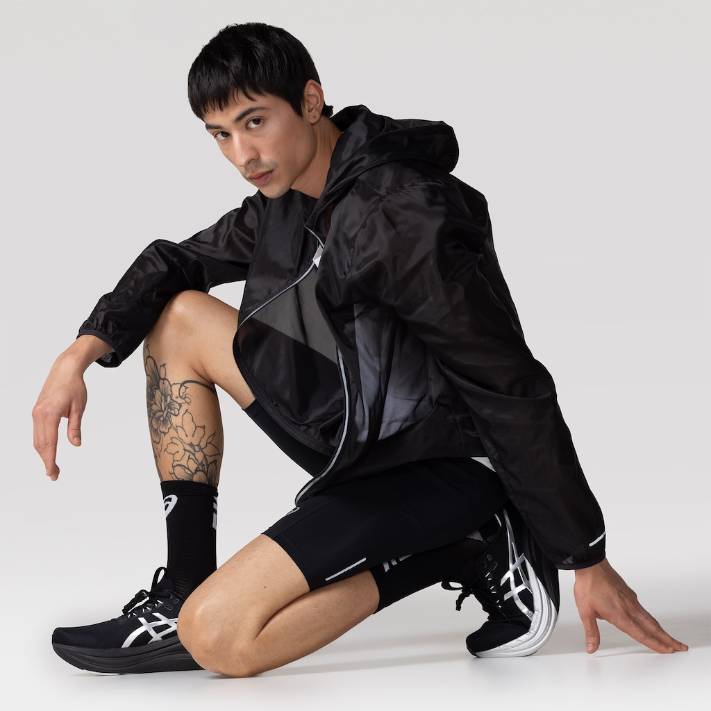 Bermuda ASICS Compressão PWR Refletiva Bolso Externo Masculina