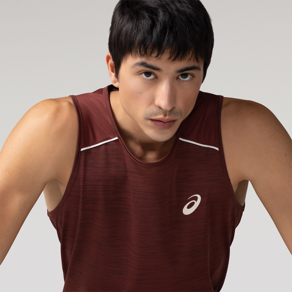 Camiseta Regata Masculina ASICS Mesh Respirável