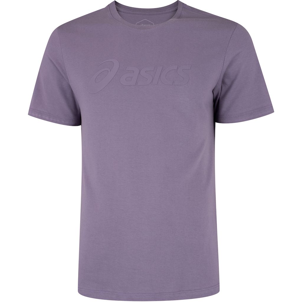 Camiseta Masculina ASICS Manga Curta Algodão Misto