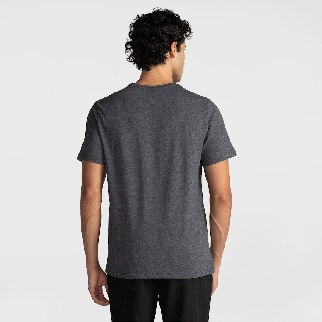 Camiseta Masculina ASICS Manga Curta Algodão Misto - Foto 2