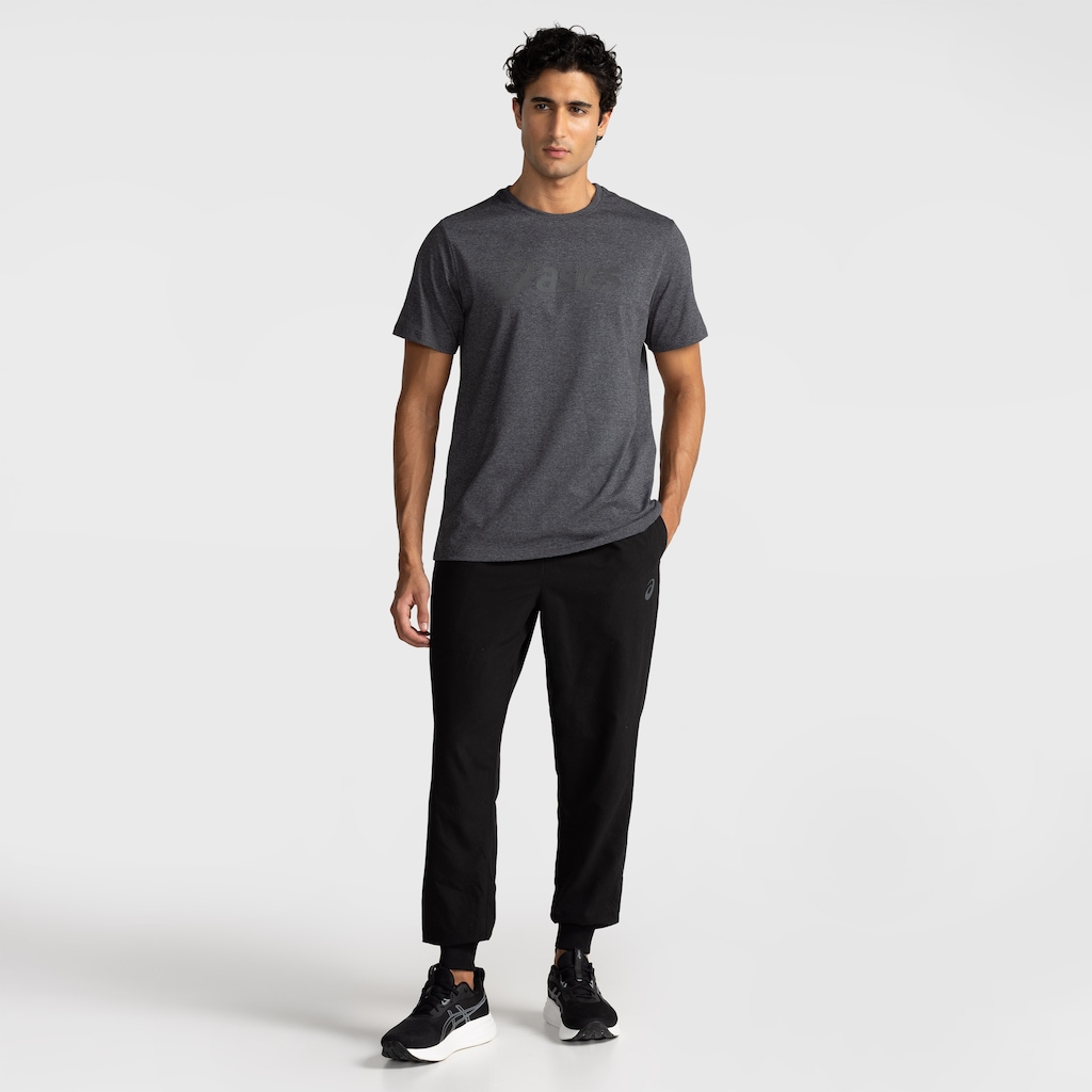 Camiseta Masculina ASICS Manga Curta Algodão Misto - Foto 3