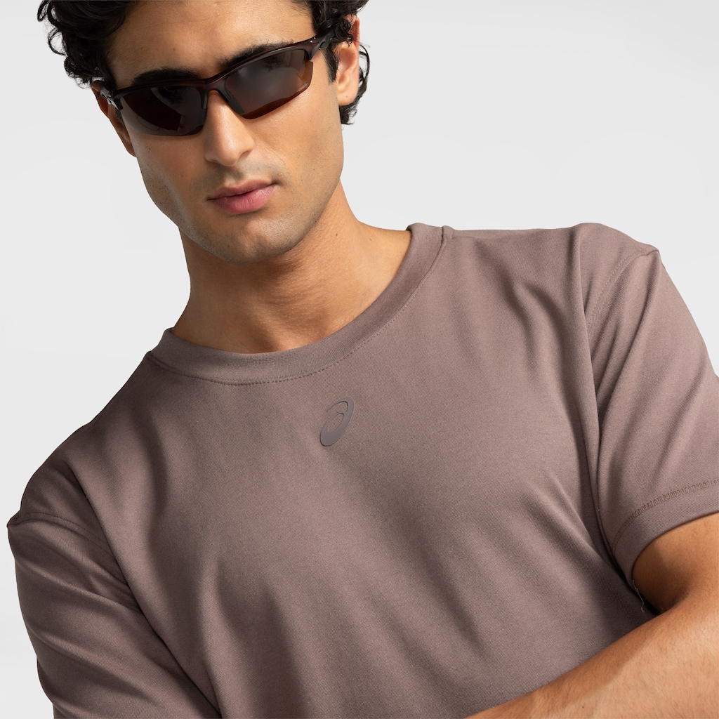 Camiseta Masculina ASICS Manga Curta Malha Dupla Box - Foto 4