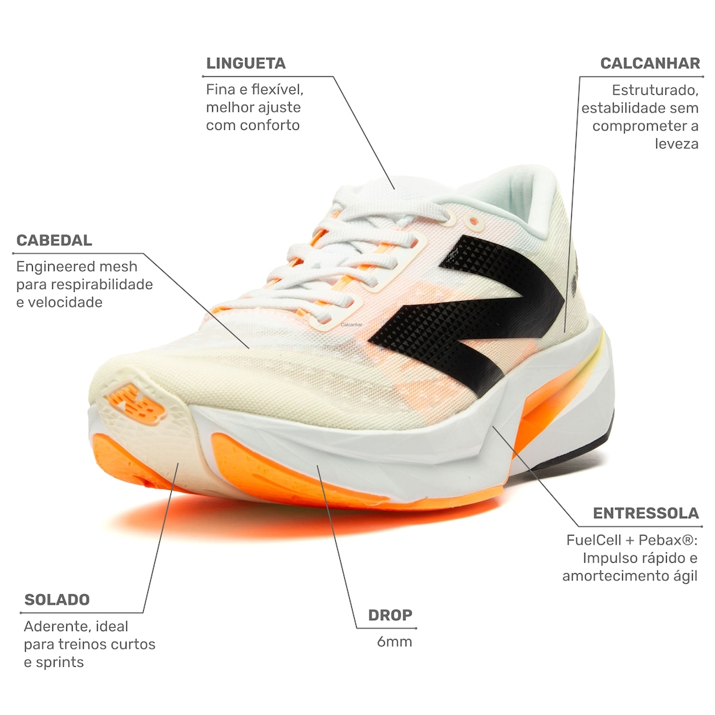 Imagem 2 do produto Tênis New Balance Fuelcell Rebel V4 Feminino