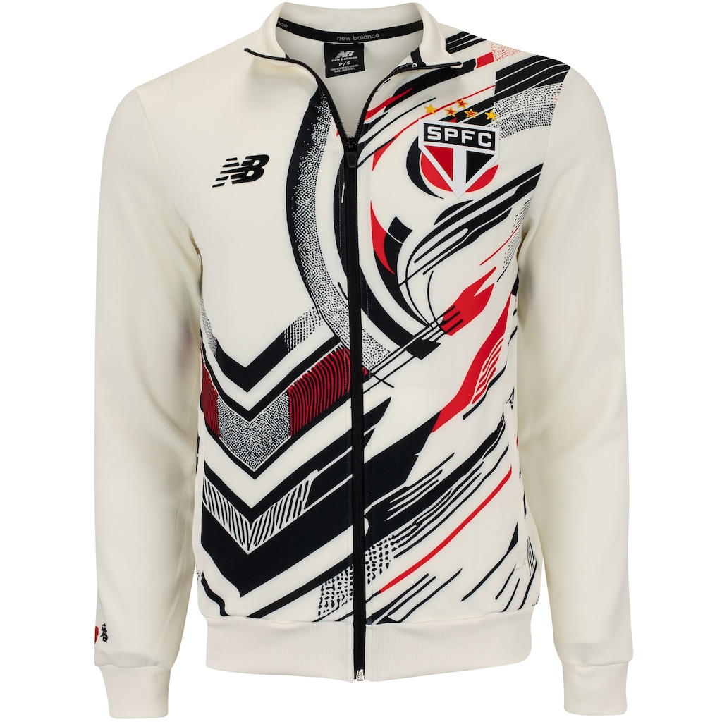 Jaqueta Pré-Jogo do São Paulo 25 New Balance Masculina