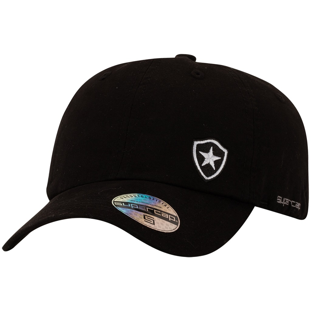 Imagem 1 do produto Boné Aba Curva do Botafogo Supercap Tinturado com Aplicação Snapback Adulto