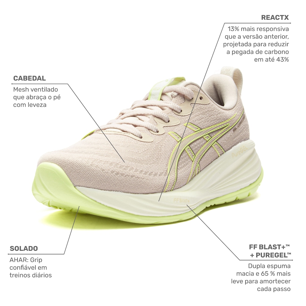 Quu　0903 Tênis ASICS Gel-Cumulus 27 Feminino em Promoção | Centauro