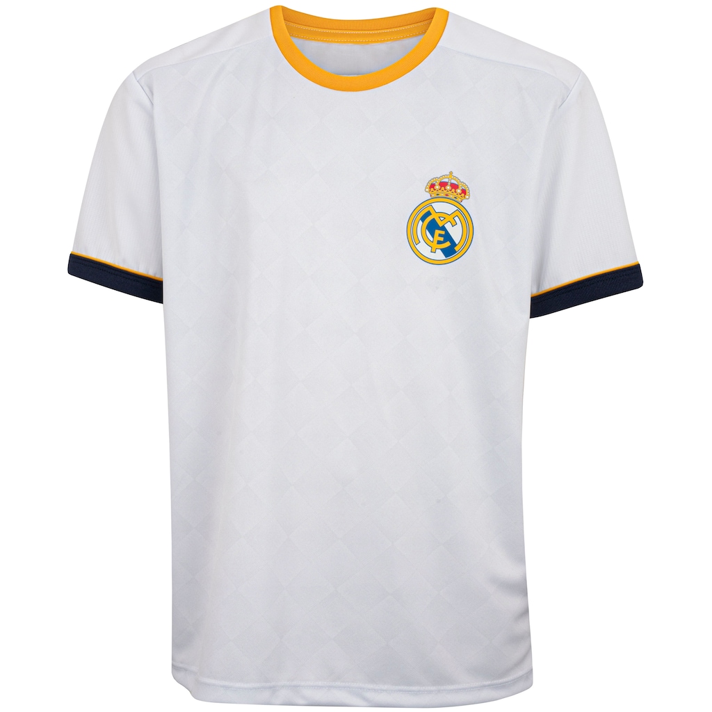 Camiseta do Real Madrid Braziline Juvenil Coroa