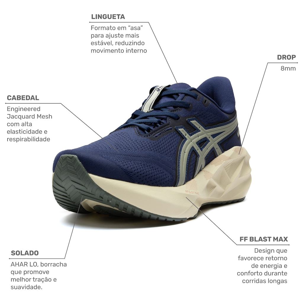 Imagem 2 do produto Tênis Masculino ASICS Novablast 5 Atc