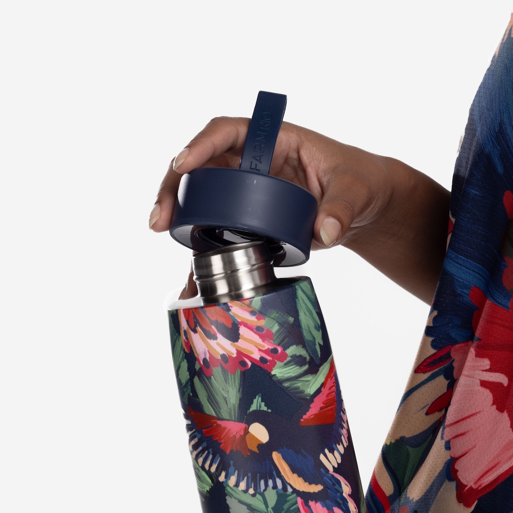 Imagem 2 do produto Garrafa Farm Rio Que Sede Voo Pássaros 750 ml